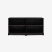 Black Anira Modular Cabinet Side by Side 2 Piece Set
