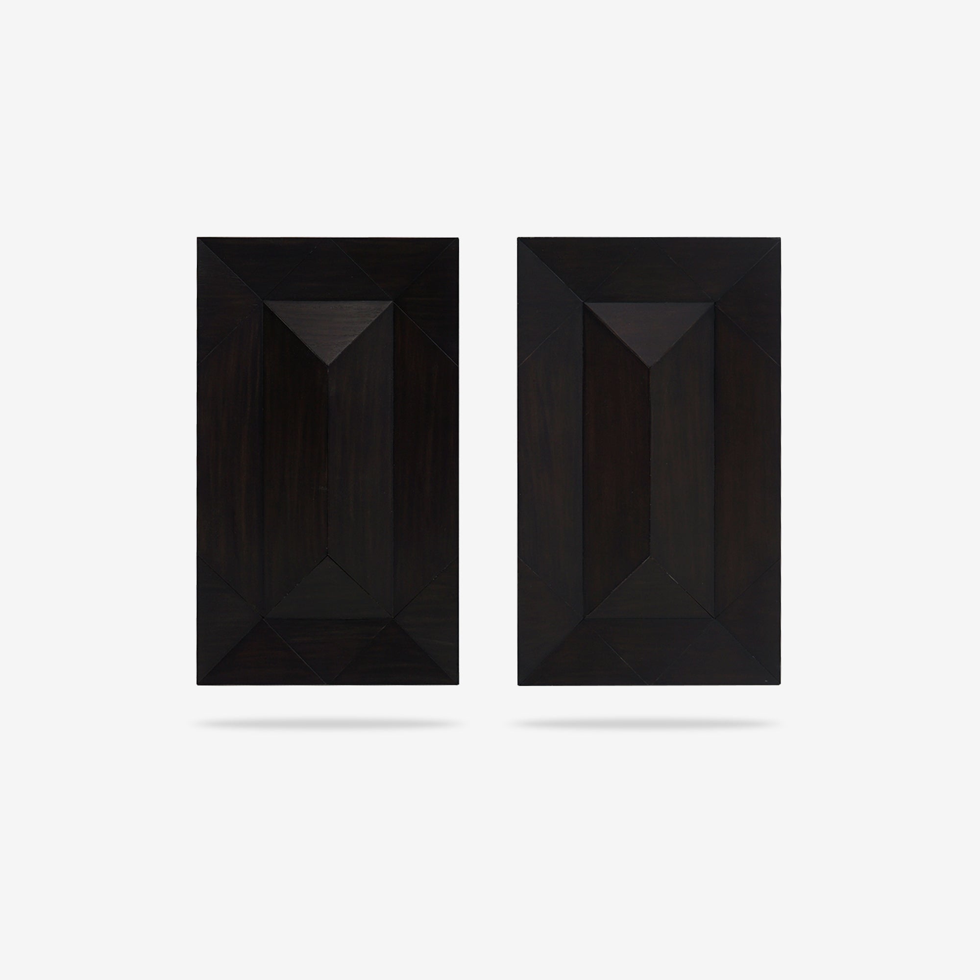 Black Averi Modular Cabinet Doors Separate Front View
