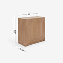 Black Averi Modular Cabinet Dimension detail