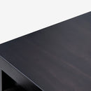 Black Kalana 6 Drawer Rattan Dresser top view