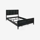 Black Kalana Queen Rattan Bed Frame