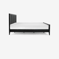 Black Kalana Queen Rattan Bed side view