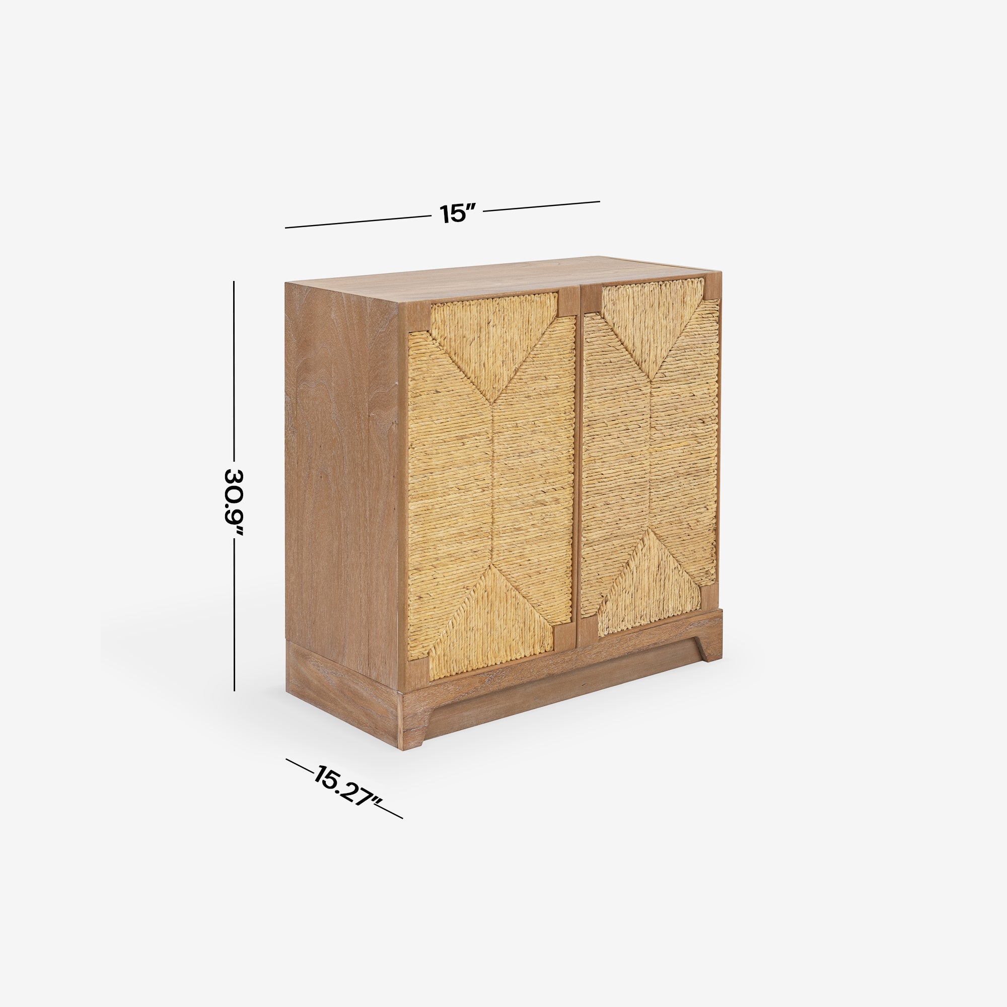 Black Kolena 31.5 Banana Modular Cabinet detail dimension