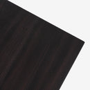 Top View Black Liora 41 Rattan Console Table 