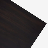 Top View Black Liora 45 Rattan Bench