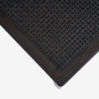 Top View Black Liora Rattan Dining Chair Set