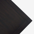 Top View Black Lurian 1 Drawer Rattan Nightstand