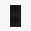 Front View Set Of 2 Black Mira 31.5 Scalloped Modular Cabinet