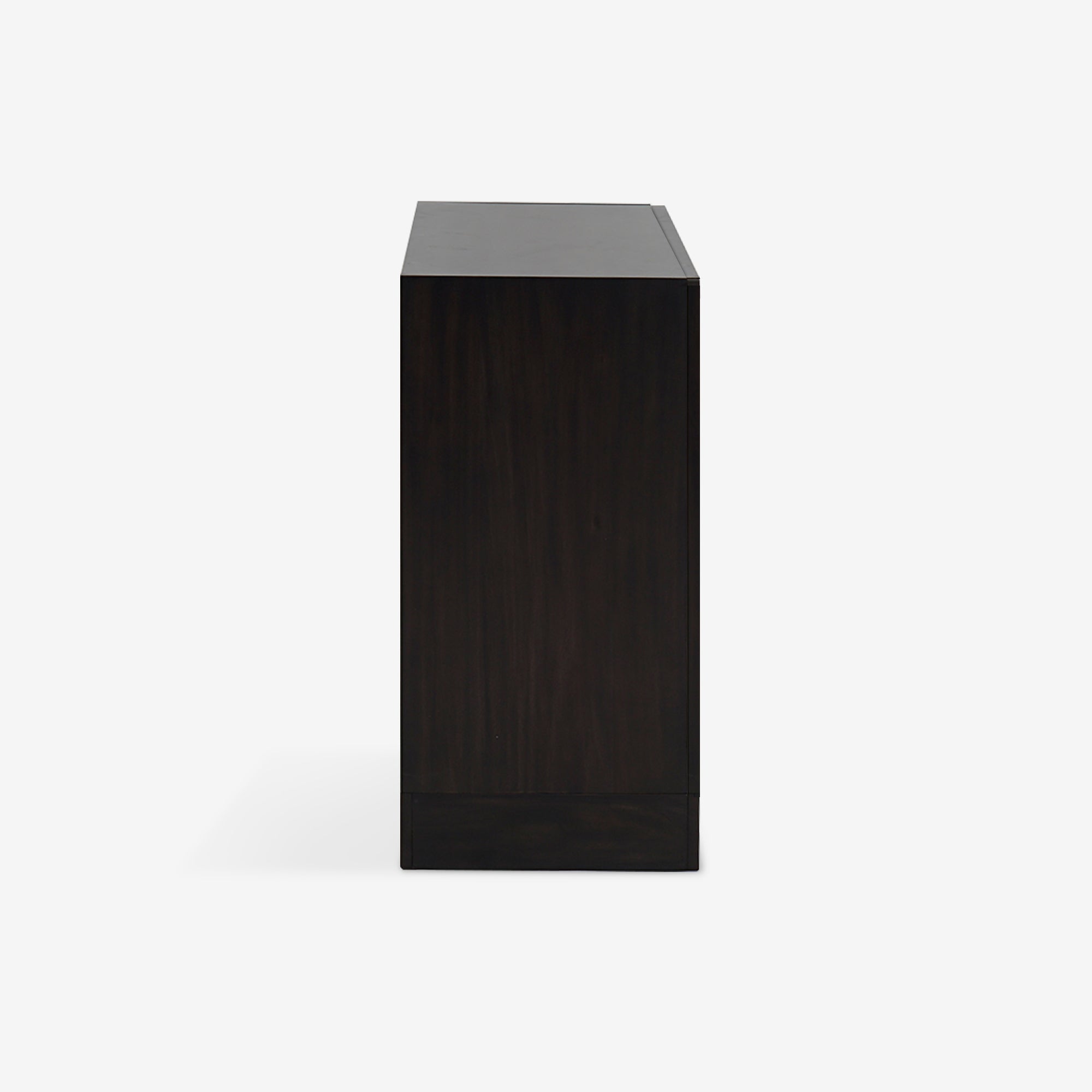 Side View Black Mira 31.5 Scalloped Modular Cabinet