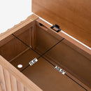 Detail Dimension Black Mira 42 Scalloped Storage Bench