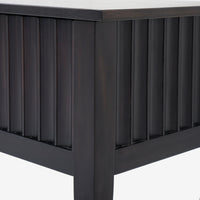 Sedtail ide Black Mira 42 Scalloped Storage Bench