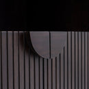 Close-up of a wooden door handle  Javon Black