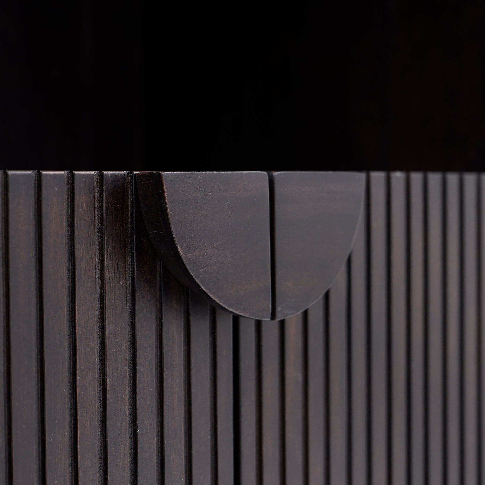 Close-up of a wooden door handle  Javon Black