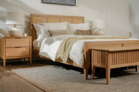 Kalana - Queen Rattan Bed, Natural