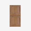Natural Averi Modular Cabinet stacked 2 piece front view