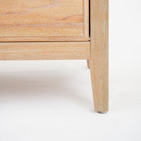 Natural Kalana 6 Drawer Rattan Dresser detail leg