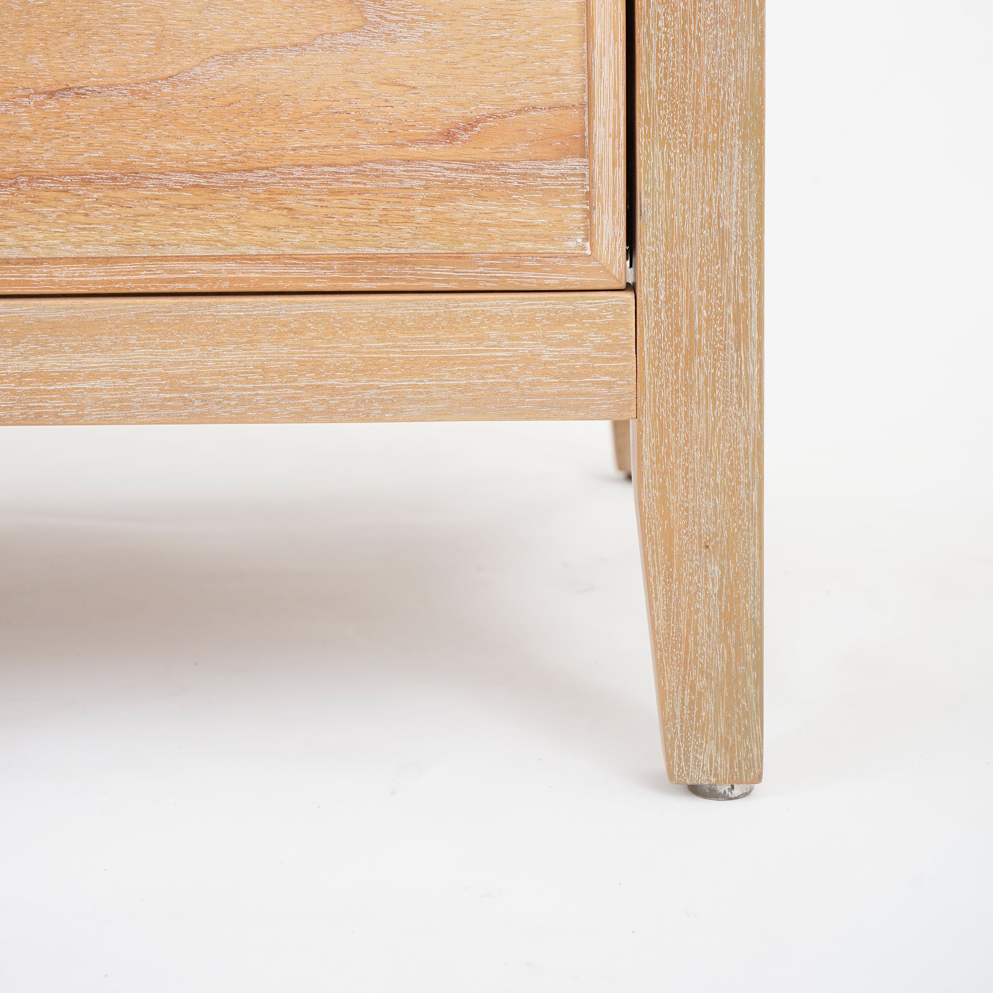 Natural Kalana 6 Drawer Rattan Dresser detail leg