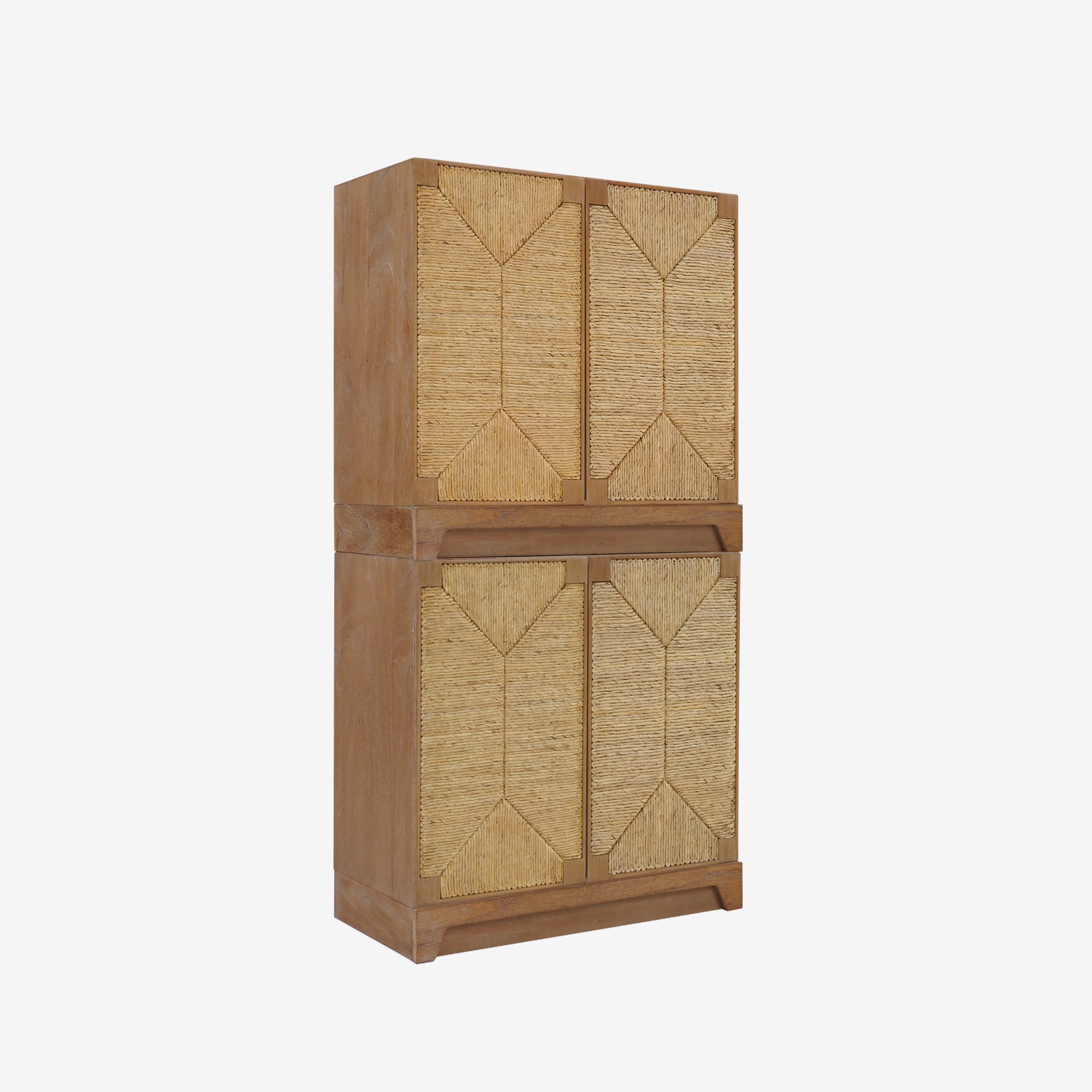 Natural Kolena 31.5 Banana Modular Cabinet angled set of 2