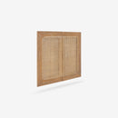 Natural Liora 31.5 Rattan Modular Cabinet Doors angled view