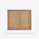 Natural Liora 31.5 Rattan Modular Cabinet Doors front view 02