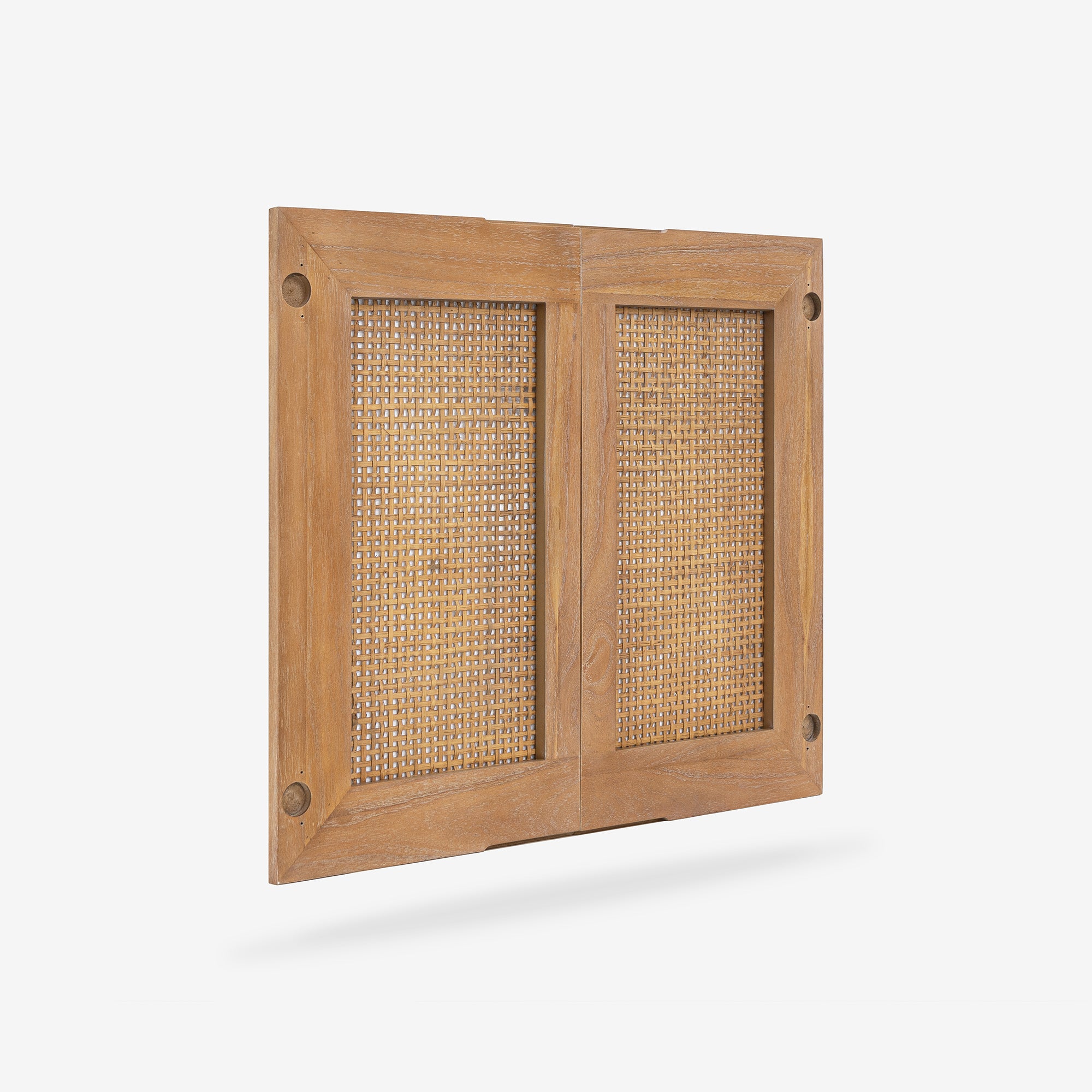 Natural Liora 31.5 Rattan Modular Cabinet Doors rear view