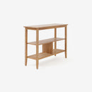 Angle View Natural Liora 41 Rattan Console Table 