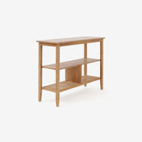 Angle View Natural Liora 41 Rattan Console Table 