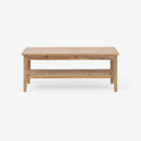 Front View Natural Liora 45 Rattan Bench