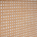 Close-up of woven rattan texture 