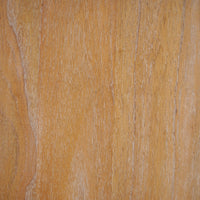 Top View Natural Liora Rectangular Rattan Accent Table 