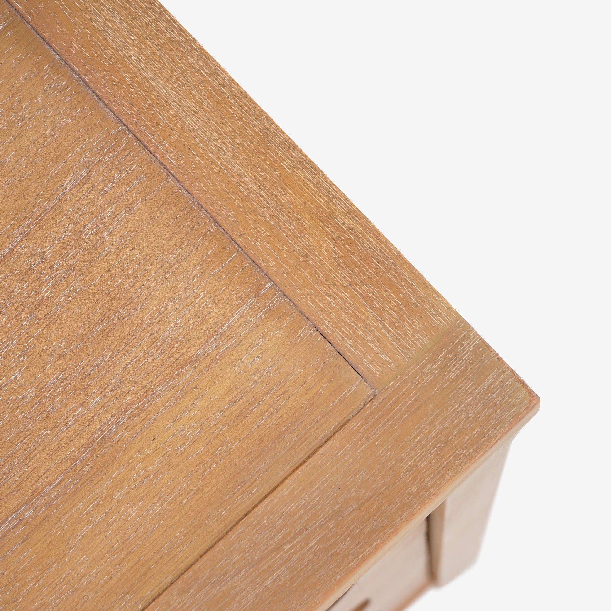 Top View Natural Lurian 6 Drawer Rattan Dresser