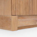 Detail Leg Natural Mira 31.5 Scalloped Modular Cabinet