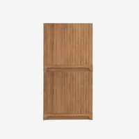 Front View Set Of 2 Natural Mira 31.5 Scalloped Modular Cabinet