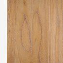 Detail Top View Natural Mira 42 Scalloped Storage Bench